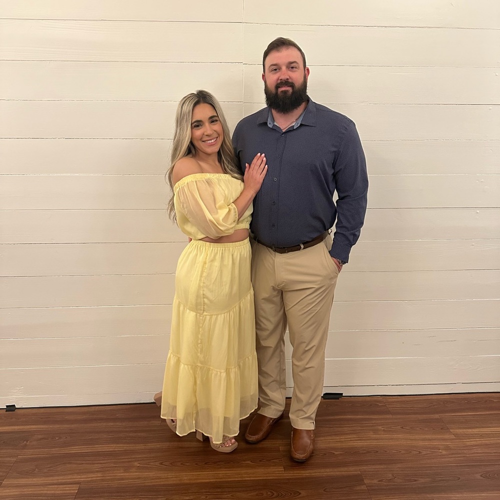 Yellow Off-Shoulder Maxi Dress